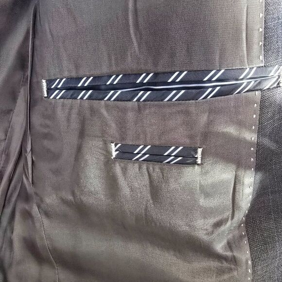 Nautica Charcoal Wool Sport Coat Jacket Blazer 40S - Picture 6 of 15